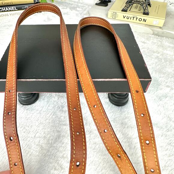 Louis Vuitton Bucket Bag PM Vachetta Leather Straps good with patina - Picture 2 of 7